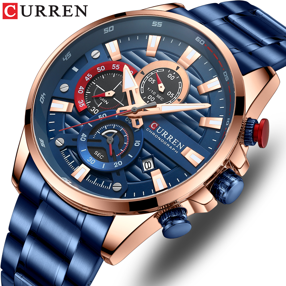 CURREN New Blue Multi Function - Smartwatch Guess recension och pris