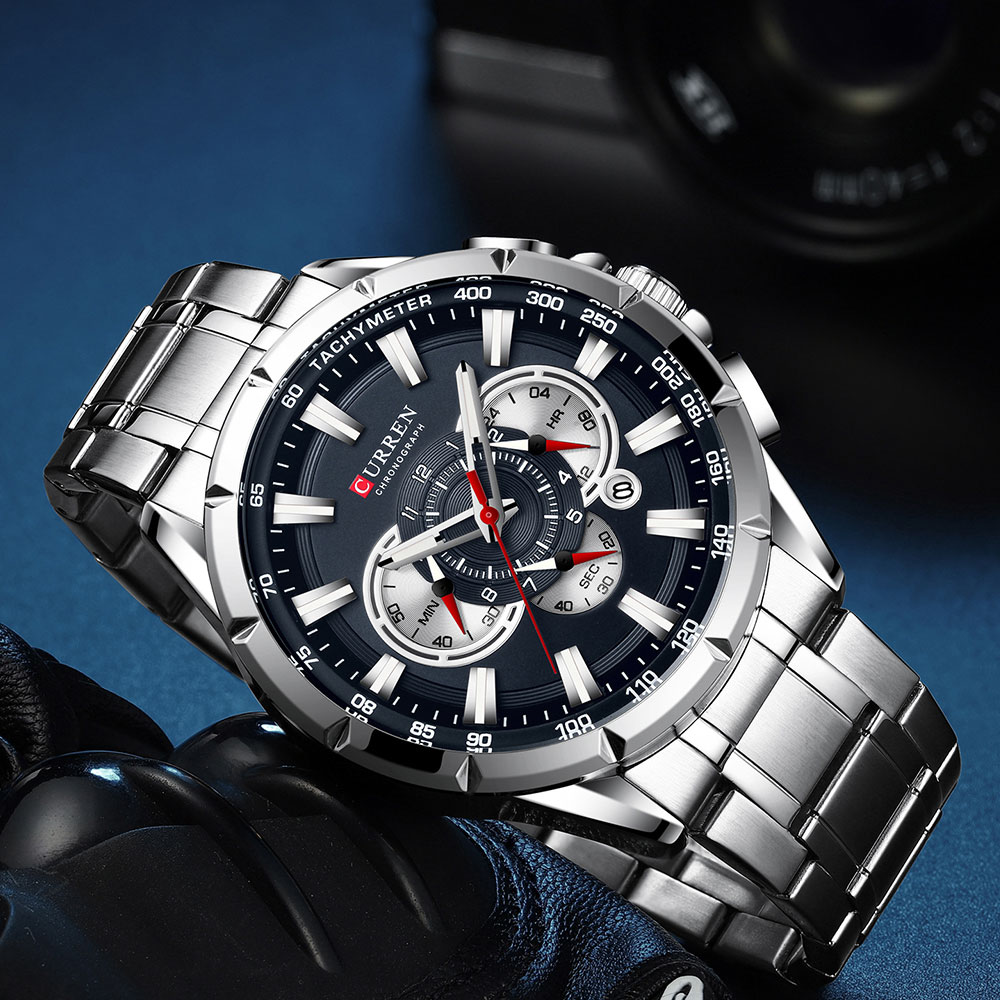 CURREN New Casual Sport Chrono - Smartwatch Guess recension och pris