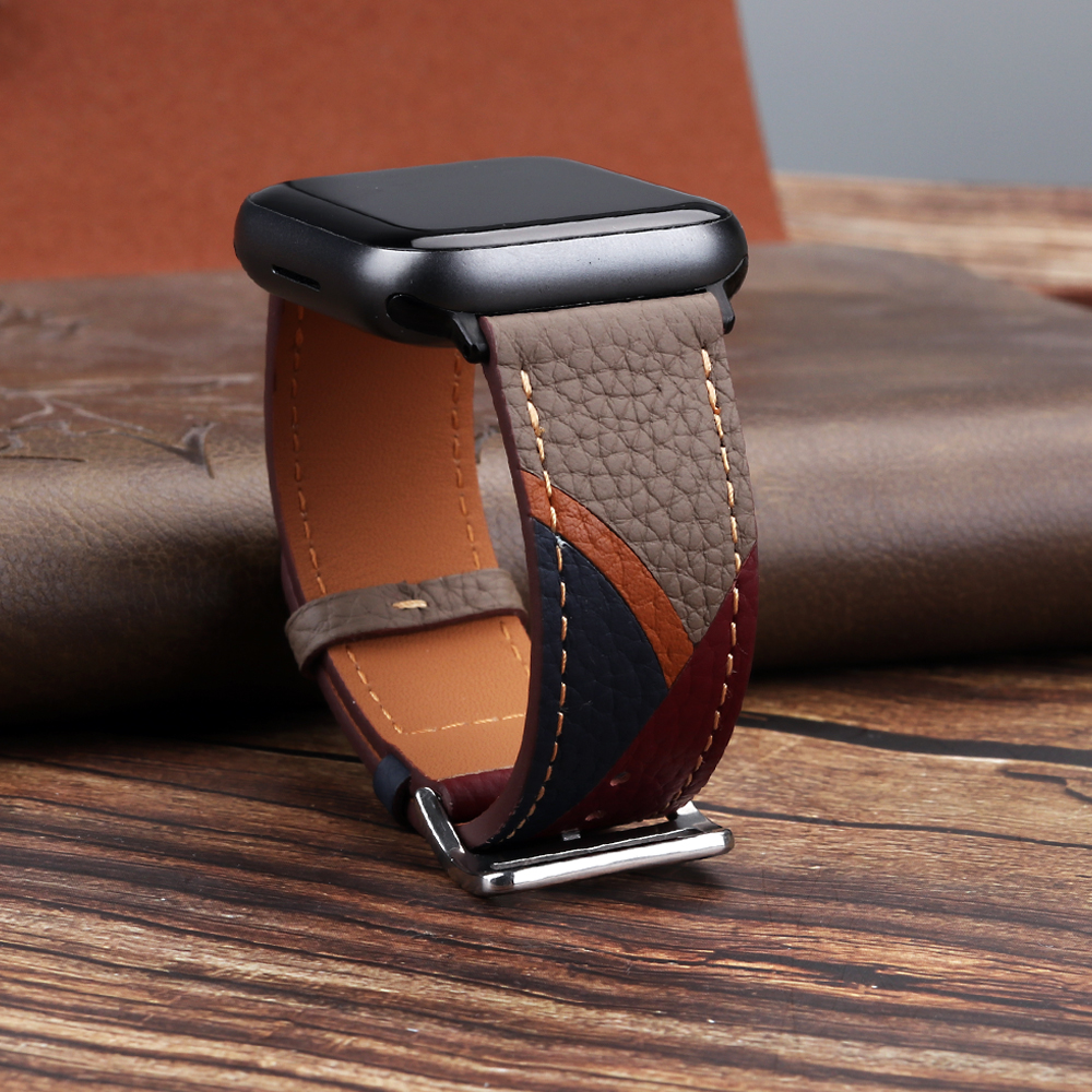 Genuine Leather Strap for Appl - Smartwatch Accessories Shop recension och pris