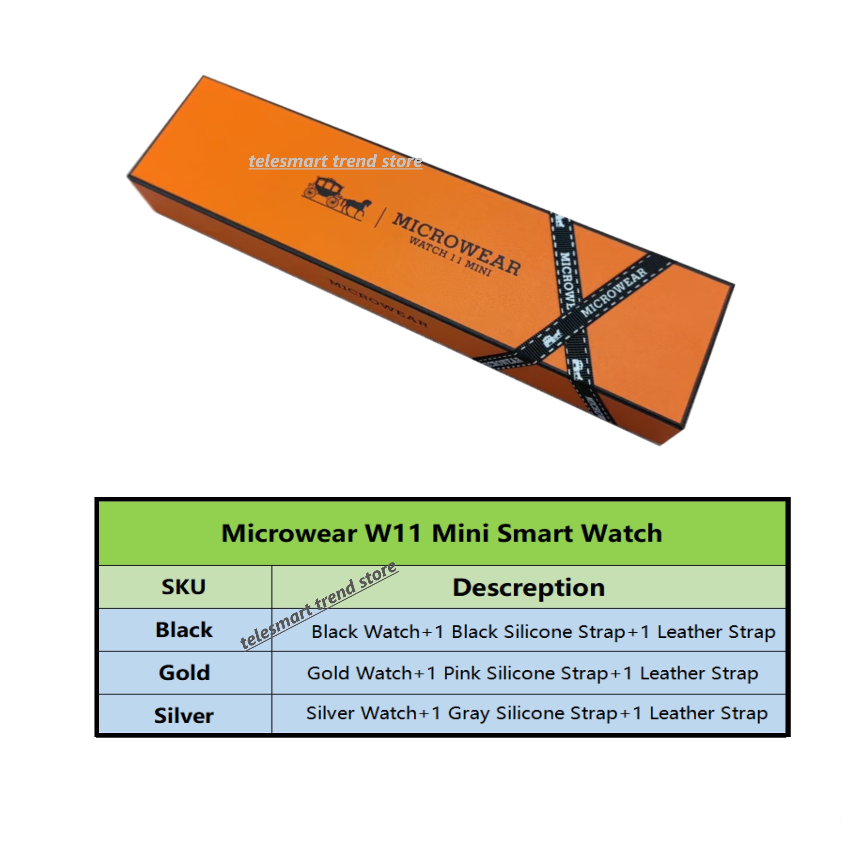 42mm W11 Mini Series 10 Smart  - Smartwatch M Active recension och pris