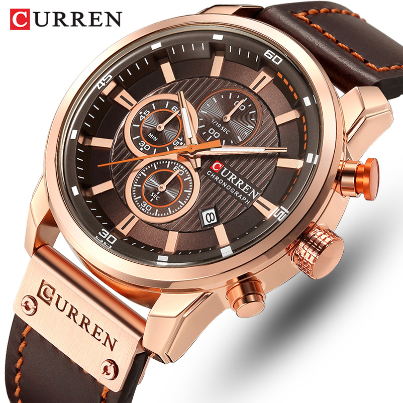 CURREN Brand Watch Men Leather - Smartwatch Guess recension och pris